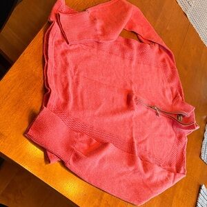 Eddie Bauer Coral Cowl Neck Sweater